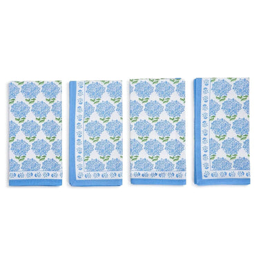 Hydrangea Cotton Napkins, Set of 4
